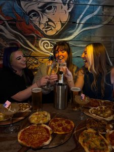 bottomless brunch at mean-eyed cat